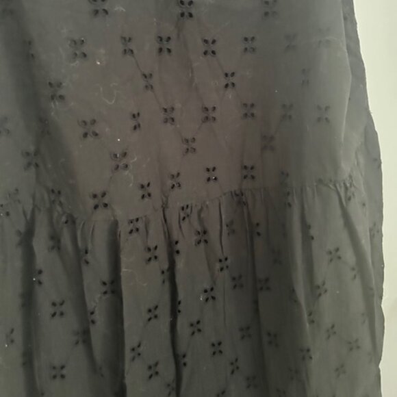 LOFT Eyelet Swing Dress L - Picture 6 of 9